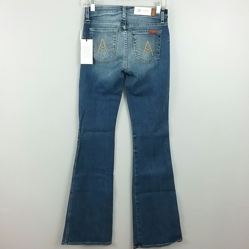 7 For All Mankind 'A' Pocket Flare Jeans - Picture 2 of 8
